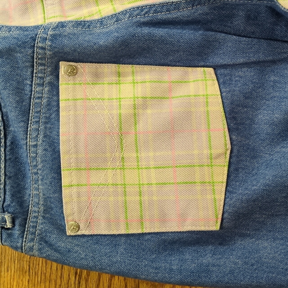 The Ragged Priest Highway Jeans Boho Patchwork Flare Size 26 - Picture 8 of 11